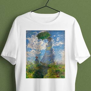 Claude Monet Unisex T-Shirt, Painting T-shirt, Impressionist T-shirt, Art T-shirt, Aesthetic T-shirt