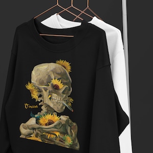 Van Gogh Sunflowers Sweatshirt | Vintage Art Sweater | Aesthetic Painter Sweatshirt | Museum Gift | Classic Art Lover Clothing