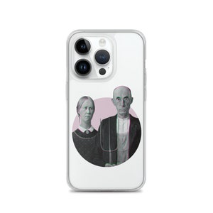 American Gothic Art iPhone Case: Grant Wood Painting