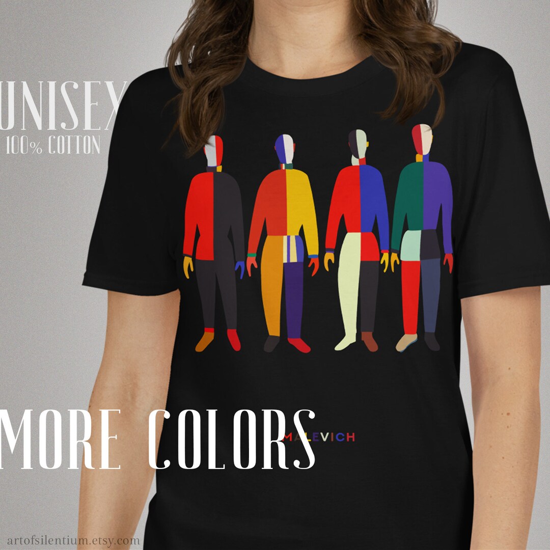 T-shirt unisexe Kazimir Malevich, T-shirt suprématisme, T-shirt