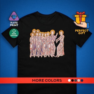 Medieval art T-shirt, Christ T-Shirt, apostle T-shirt, Catholic T-shirt, Orthodox T-shirt