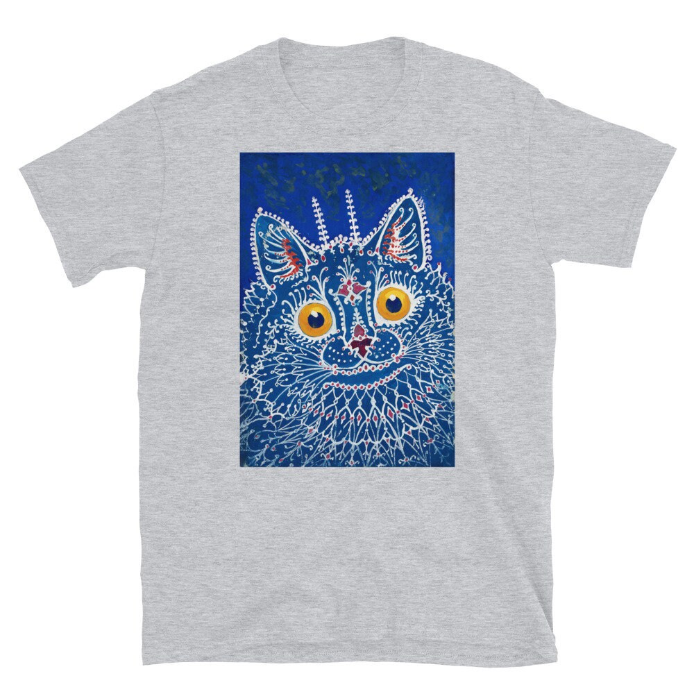 T-shirt Chat Psychédélique Louis Wain Début 1900 - Chat Anthropomorphe, Neuf Avec étiquettes