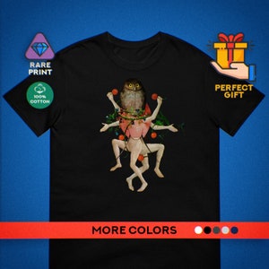 Hieronymus Bosch Unisex T-shirt, Funny T-shirt, Whimsical owl T-shirt, Art History Tee, Aesthetic Clothing, Meme art t-shirt