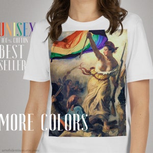 LGBTQ Pride T-Shirt | Equality Unisex Tee | Love is Love Shirt | LGBT Ally Shirt | Gay Rights Clothing | Rainbow Aesthetic Gift