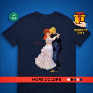 Renoir T-shirt,  Aesthetic T shirt, dance tee impressionist, tshirt for art lover, gift for dancer