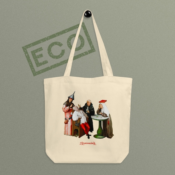 Bosch Tote Bag, Hipster Tote bag, Eco Tote Bag, Bolso de mano, Bolso ecológico, Arte medieval
