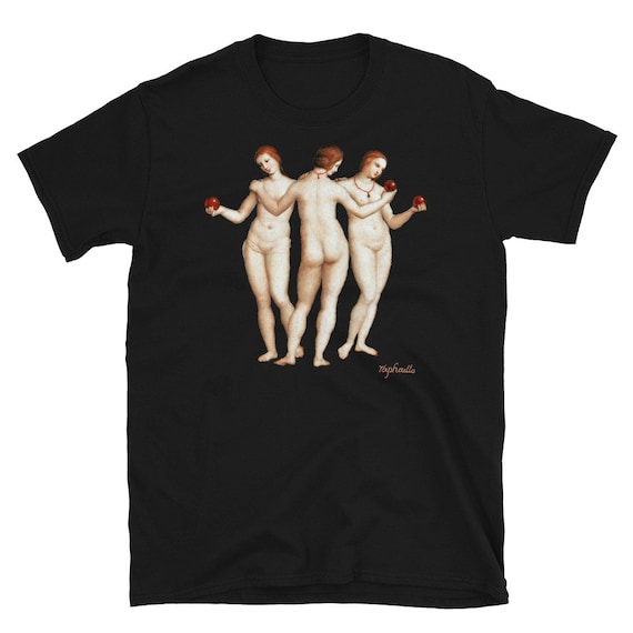 The Three Graces T-shirt, Paul Rubens T-shirt, Nude Female T-shirt