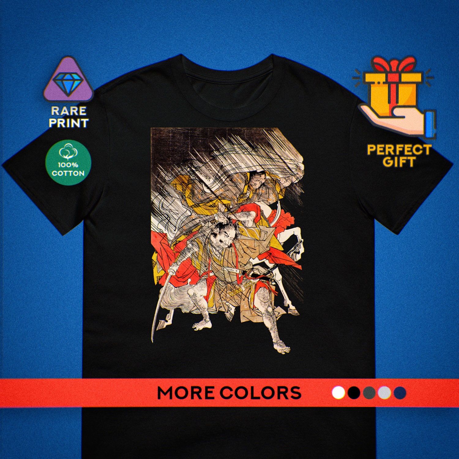 Ukiyo-e Art T-shirt, Asian Art T-shirt, Art Lover T-shirt