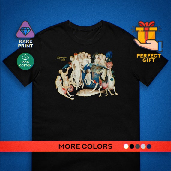 T shirt d arte Bosch t shirt da festa t shirt d arte medievale t shirt d arte storica stampa di dipinti famosi Etsy Italia