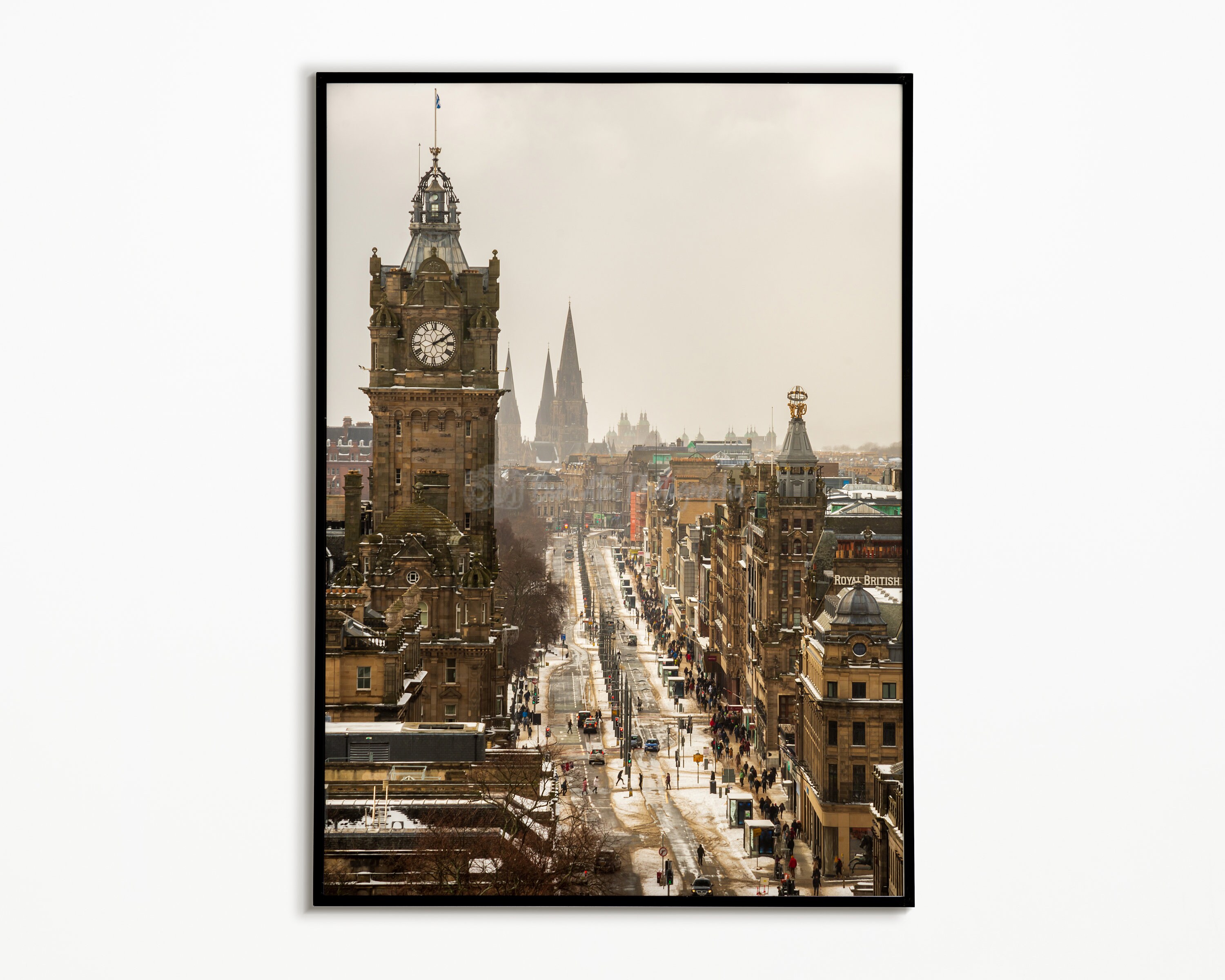 Edinburgh Art Print Princes Street Scotland Photography Etsy UK