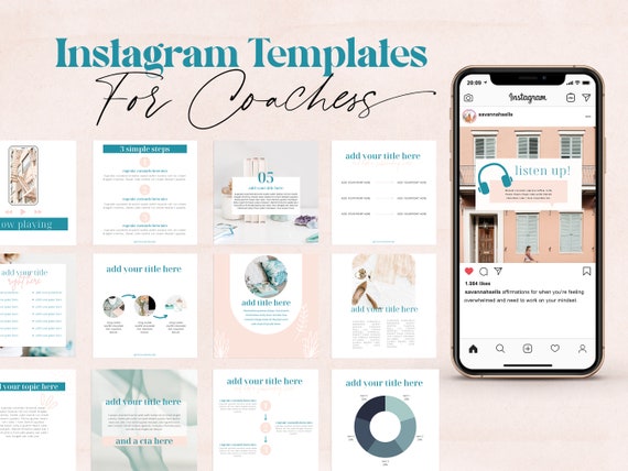 Instacoach Templates for Instagram Coaching Instagram Template | Etsy