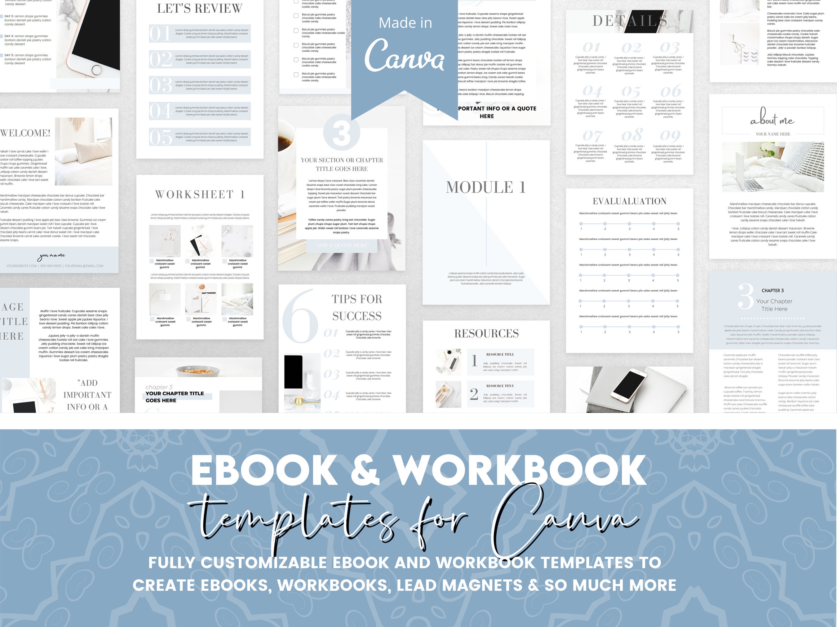 Canva Template E Book Template Canva Workbook Ebook Template Etsy Canva Template E Book Template Canva Workbook Ebook Template Etsy