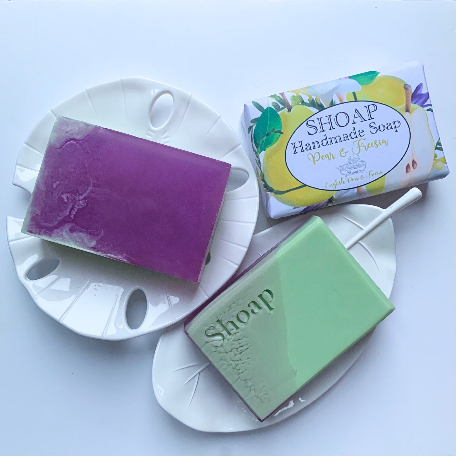 Handmade Luxury Soap Pear and Freesia Soap Bar Skin Care UK Seller Etsy