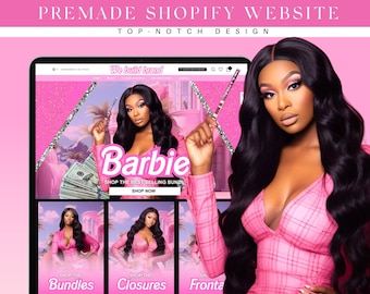 Pink Fashion Web Banner Templates: Shopify, Wix, Canva