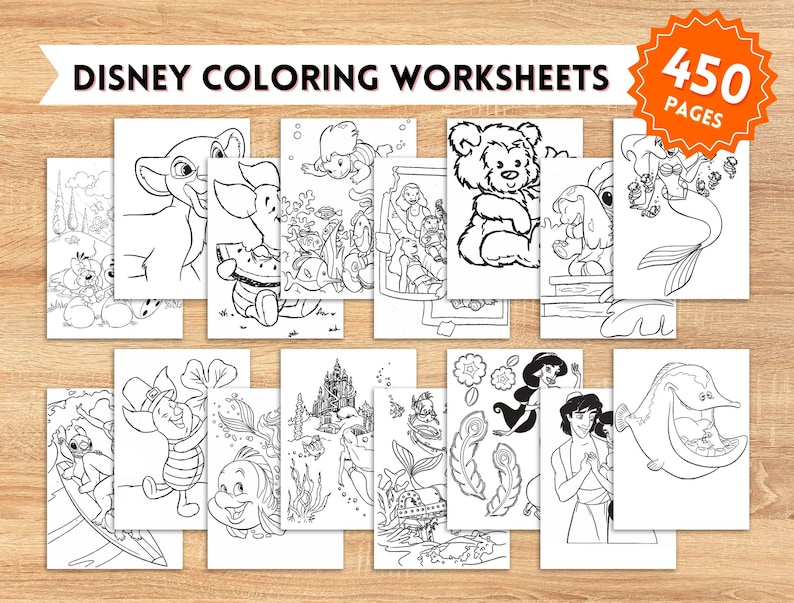 1100+ Coloring Pages | Various Famous Characters | Coloring Printables ...