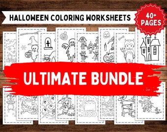 Halloween Coloring Pages for Kids: 40+ Printable Activity Sheets (PDF)
