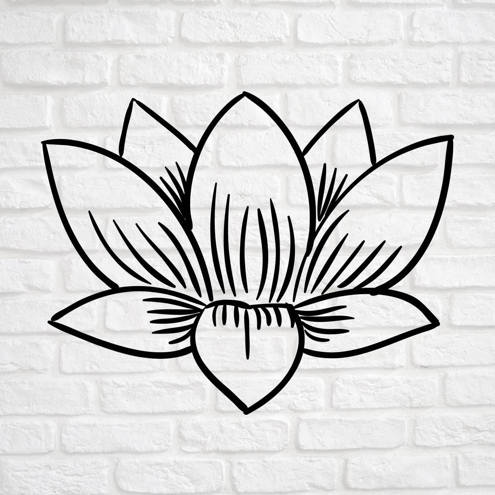 Lotus Flower Download Svg Png Clipart Flower Svg Files for - Etsy