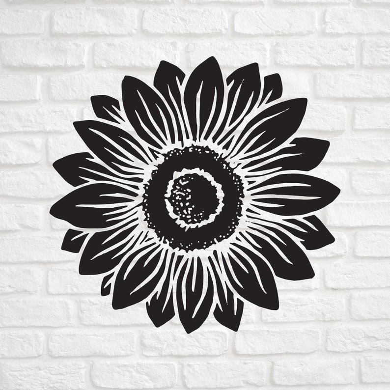 Mandala Sunflower Svg Png Clipart Flower Svg Files For | Etsy