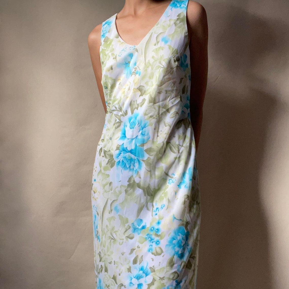 90s Floral Maxi Dress (XS/S) main image 1