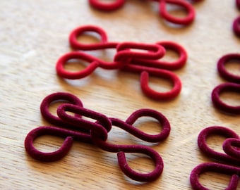 6,5 cm Crochet et œillets en velours / fermeture des yeux grand corset floqué rouge foncé violet de luxe dirndl