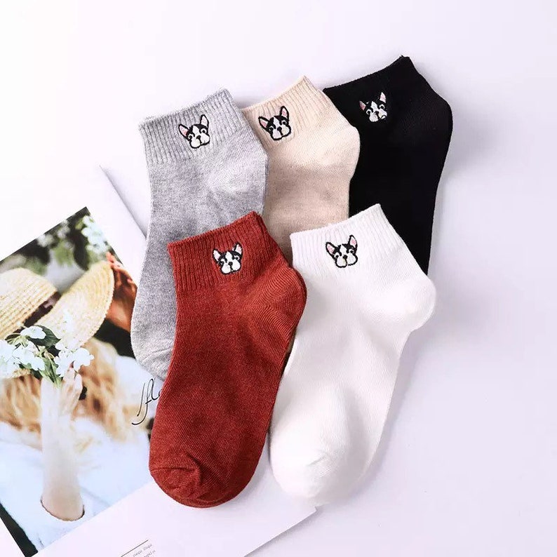 French Bulldog Women Socks Gift for Her Socks With Dogs Women Etsy UK