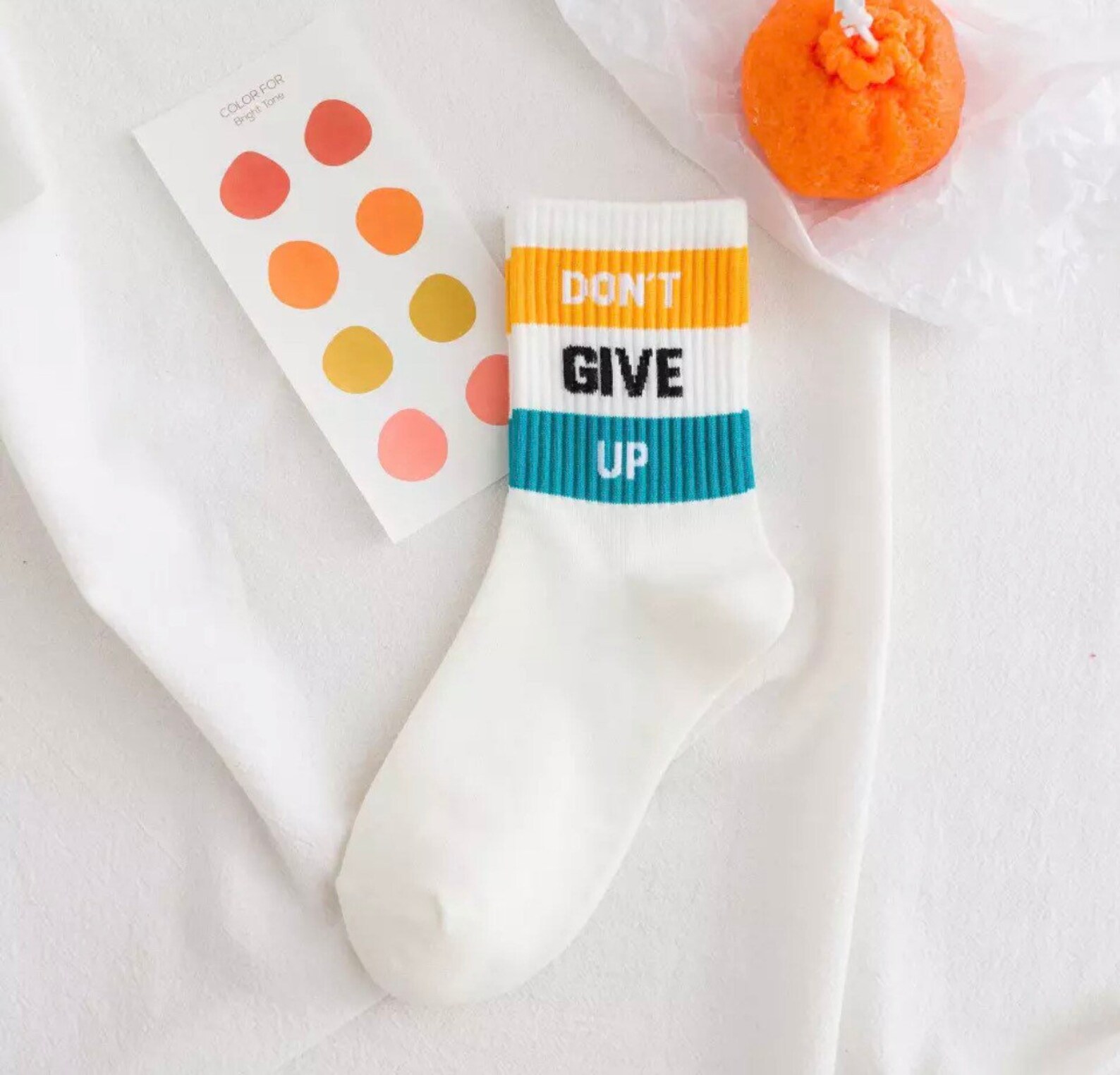 Quote Socks Motivation Socks Dont Give Up Socks Gift for Etsy