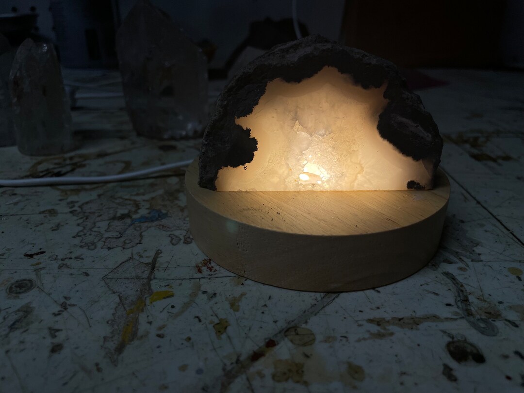 Geode Night Light Etsy