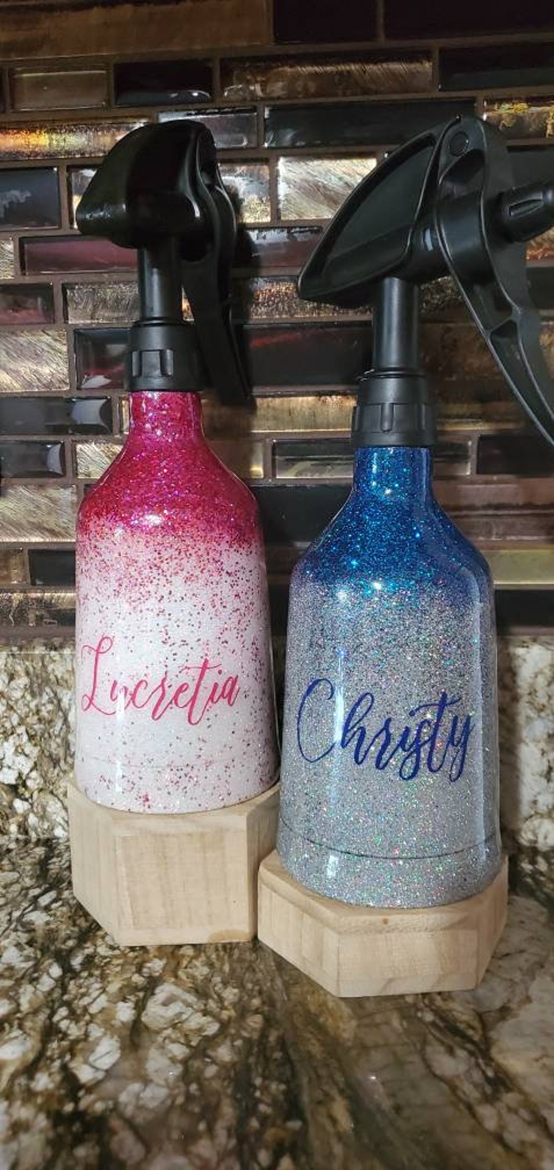 Glittered Spray Bottle, Dog Show Spray Bottle, Dog Training, Dog