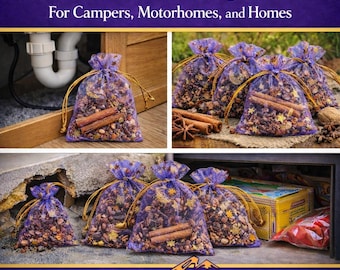 Natural Rodent and Mouse Repellent for Motorhome, Camper, RV, Storage area, Pest Repellent, comes in sets if 5 Bags