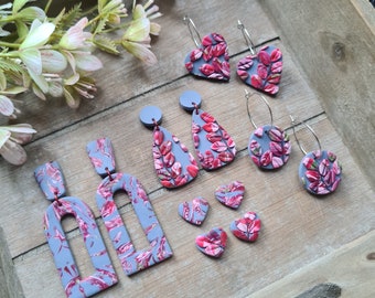 Autumn Leaf Polymer Clay Earrings // Polymer Clay Earrings // Floral Earrings // Fall Earrings // Botanical Clay Earrings