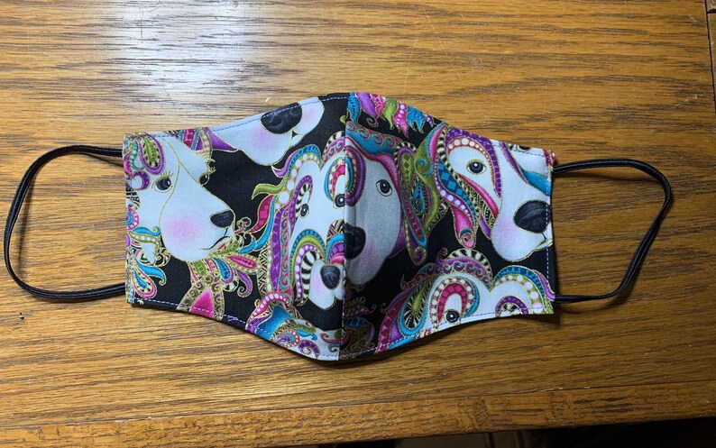 Dog On It Face Mask! Reversible and Washable NEW Dog On It Face Mask! Reversible and Washable NEW