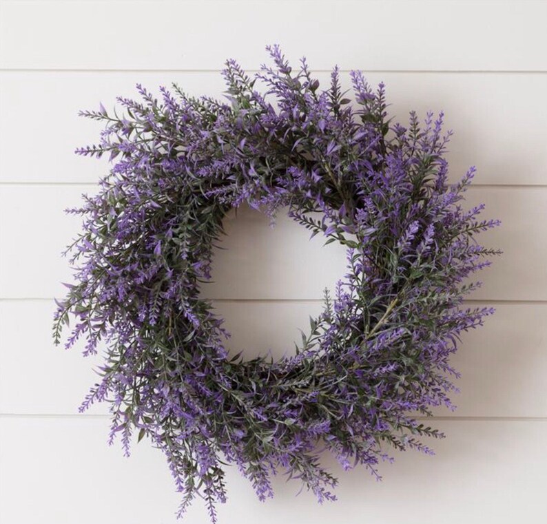 Wreath Twig Base, Lavender NEW image 1