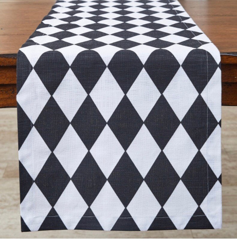 Harlequin Table Runner 13 X 54 New Etsy