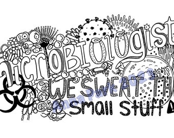 Microbiology Lab Week Original Artwork, Digital Download t-shirt graphic, high resolution files without watermark for creating projects