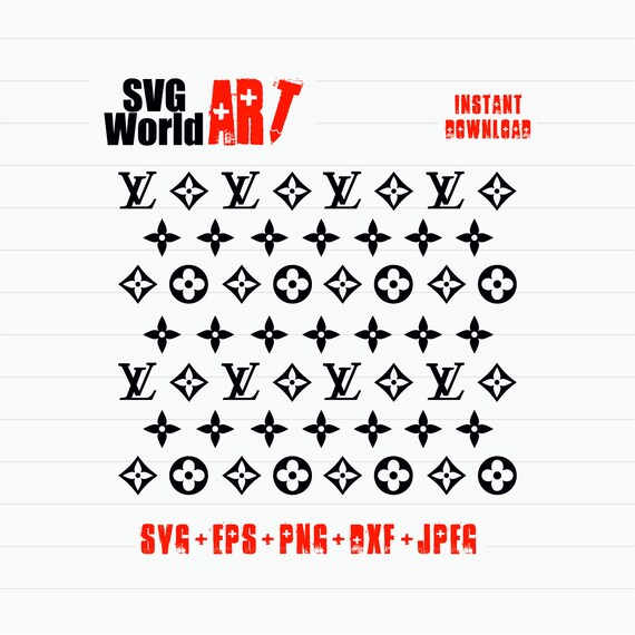 Lv Logo Svg Digital Download Png Clipart Instand Etsy