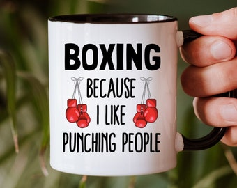 Boxing Gifts. Boxing Mug. Eat Sleep Boxing. Mug for Boxer. Funny Boxing Gift. Boxer Present. I Love Boxing.