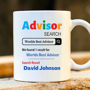 Der beste Betreuer der Welt Tasse - Lustiges personalisiertes Betreuer Geschenk, individuelle Kaffeetasse, Doktorandengeschenk, Dankeschön für Mentor