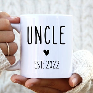 Personalised Uncle Mug - New Uncle Gift - Pregnancy Announcement - Uncle To Be - Uncle Present - UK-Made Uncle Gift