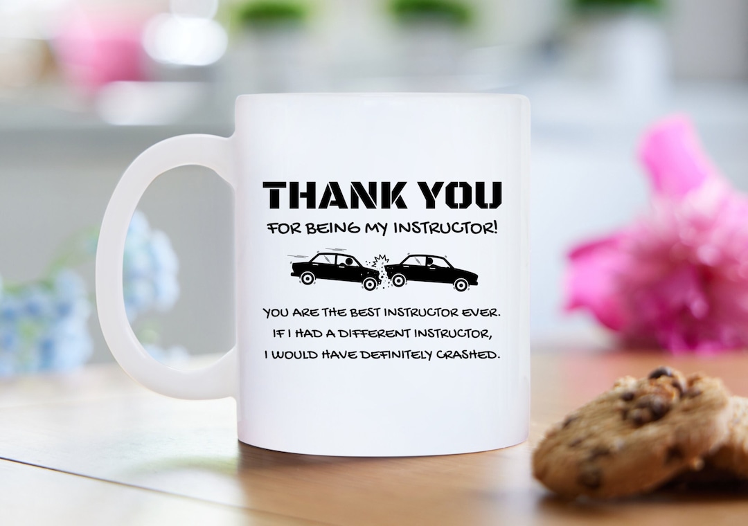 Instructor Gift Driving Instructor Gifts. Thank You Driving Instructor. Driving ...