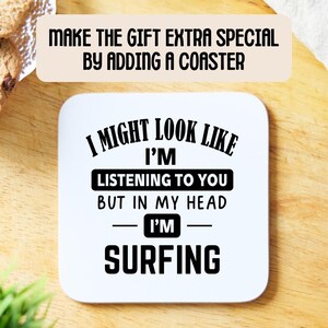 In meinem Kopf Surfen Becher - Surfer Geschenk, personalisierte Surf Geschenke, Geschenk zum 21 Bild 6