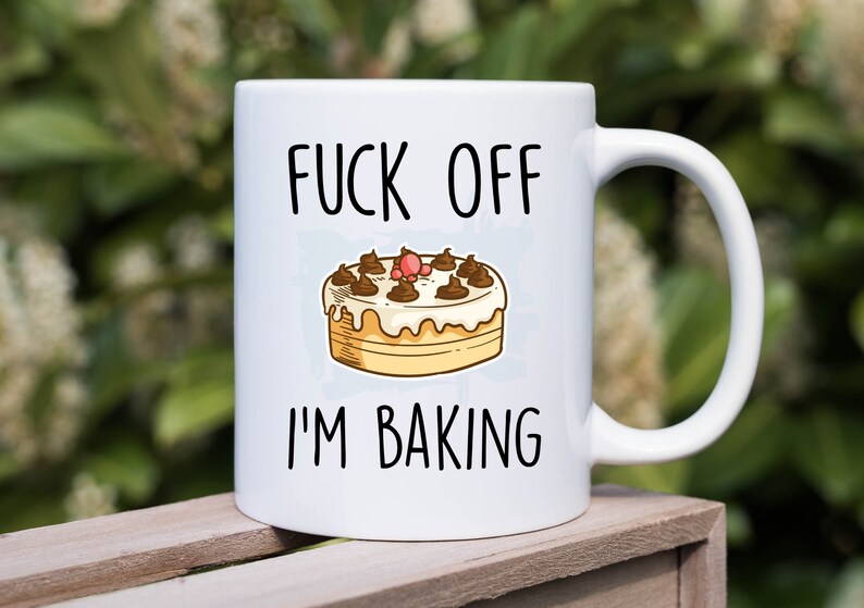 Fuck Off I'm Baking. Baking Mug. Baking Gift. Rude Mug. Baker Gift. Funny Chef Mugs. Profanity Gift. image 3