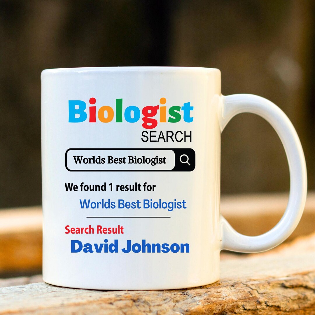 World's Best Biologist Mug - Funny Personalised Biologist Gift, Custom ...