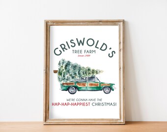 Griswold | Weihnachtsurlaub| Weihnachts wand dekor | Weihnachten Printables | 8"x10"