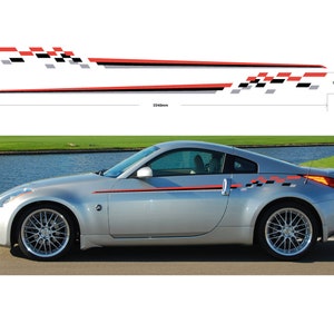 Nismo Side Stripe Set for Nissan - 350z, Skyline, GTR Vinyl self adhesive graphic car sticker decal