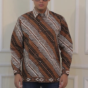 NEW! Batik Men's Long Sleeve Shirt
