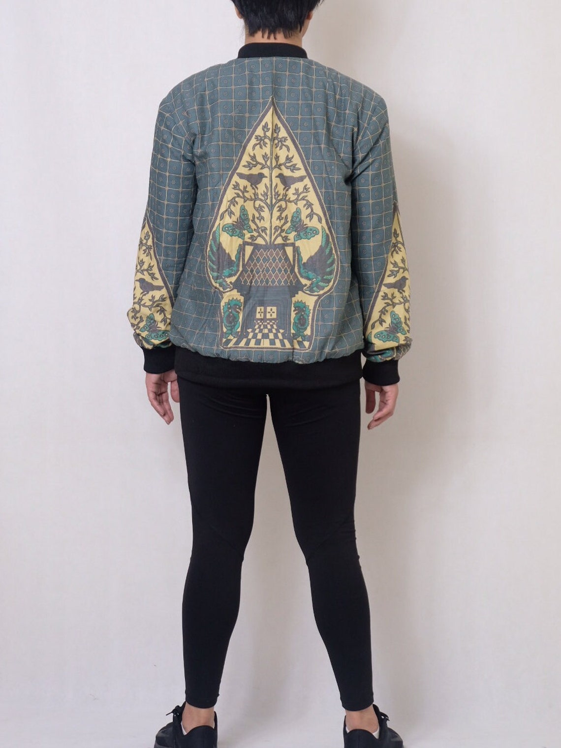 batik bomber jacket