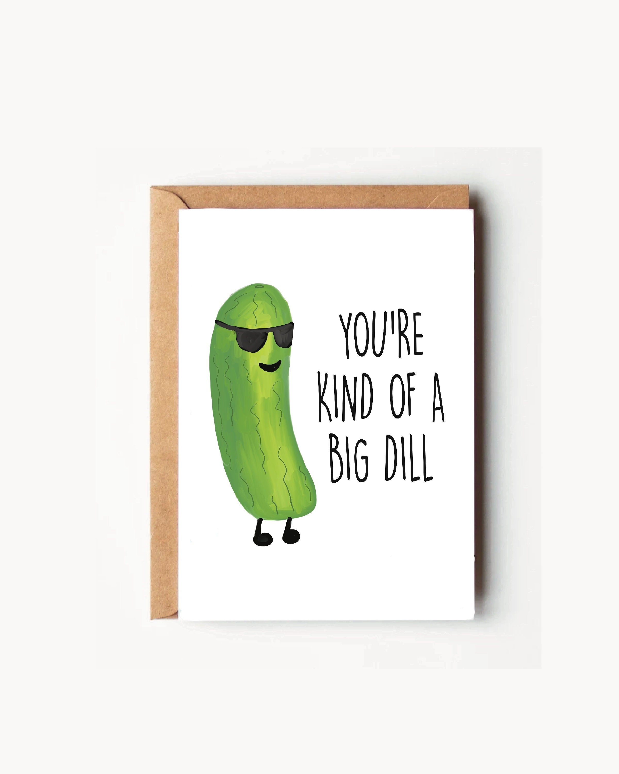 You're A BIG Dill Appreciation Gift FREE Personalization Pickle Themed Gift  Care Package 