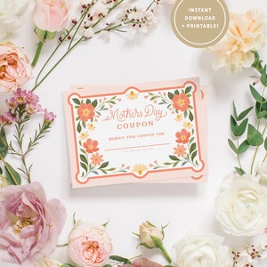 Free Printable Personalized Coupons For Mother S Day