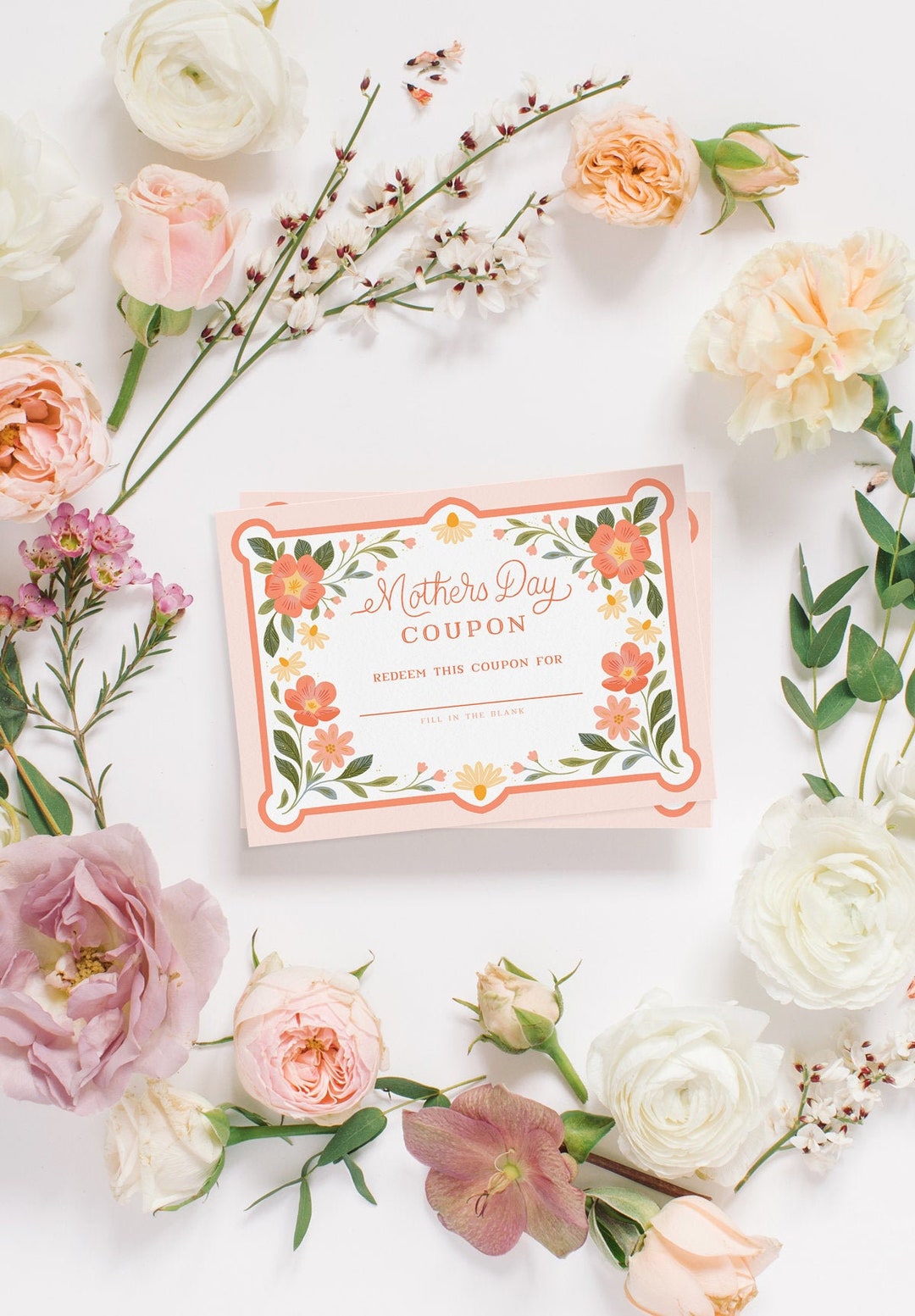PRINTABLE Mother's Day Printable Coupons Mother's Day Gift Personalized ...