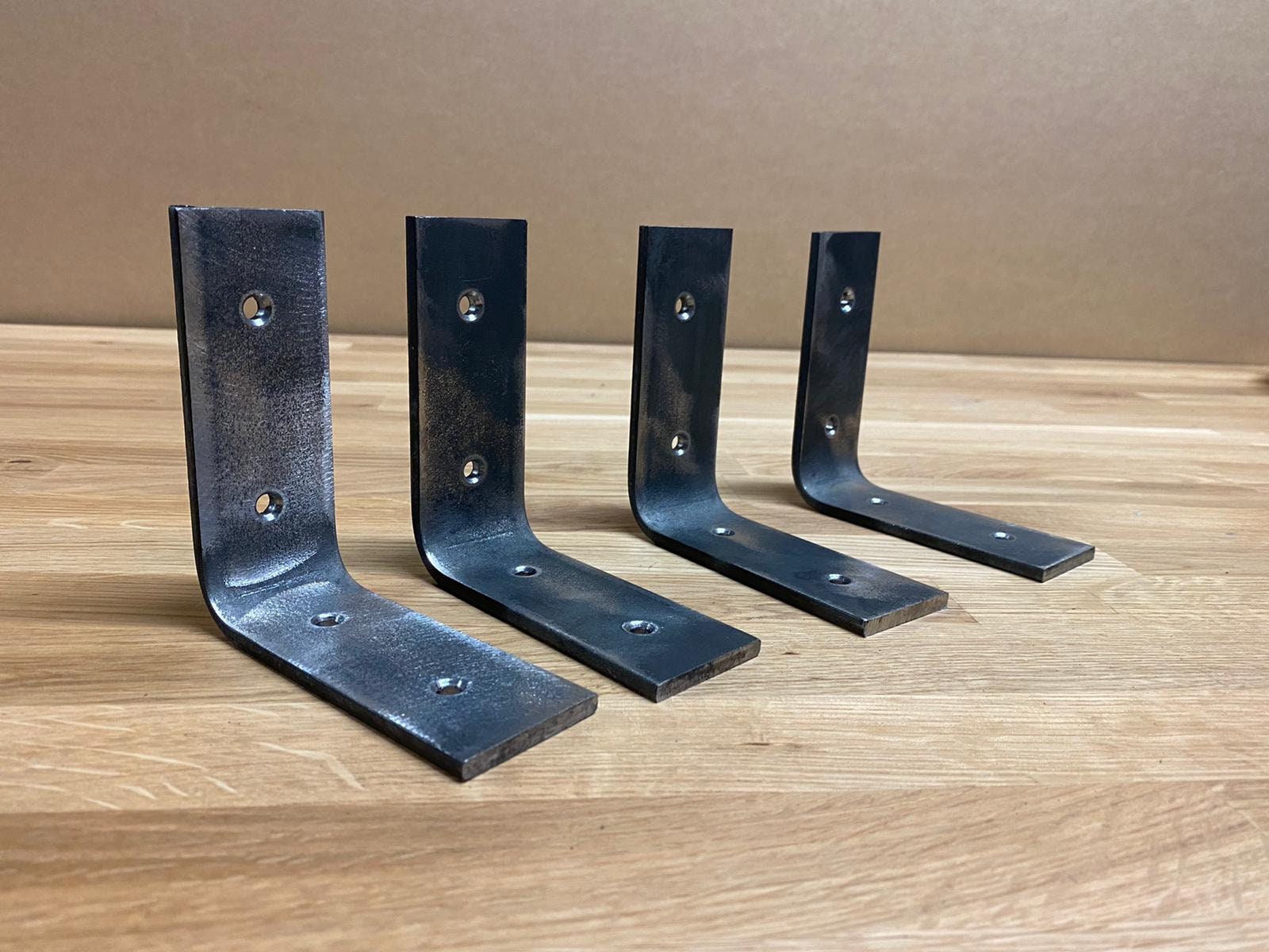 2x Heavy Duty Metal Shelve Bracket Available in a Black Etsy UK